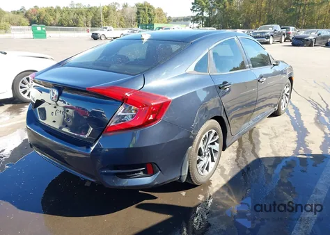 2016 Honda Civic Ex from USA, damaged, VIN 19XFC2F78GE059817